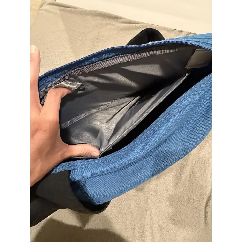 Columbia Roll Top Backpack Blue Laptop Hiking Travel Daypack Water Resistant
